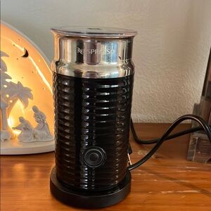 Nespresso Black and Silver Milk Frother